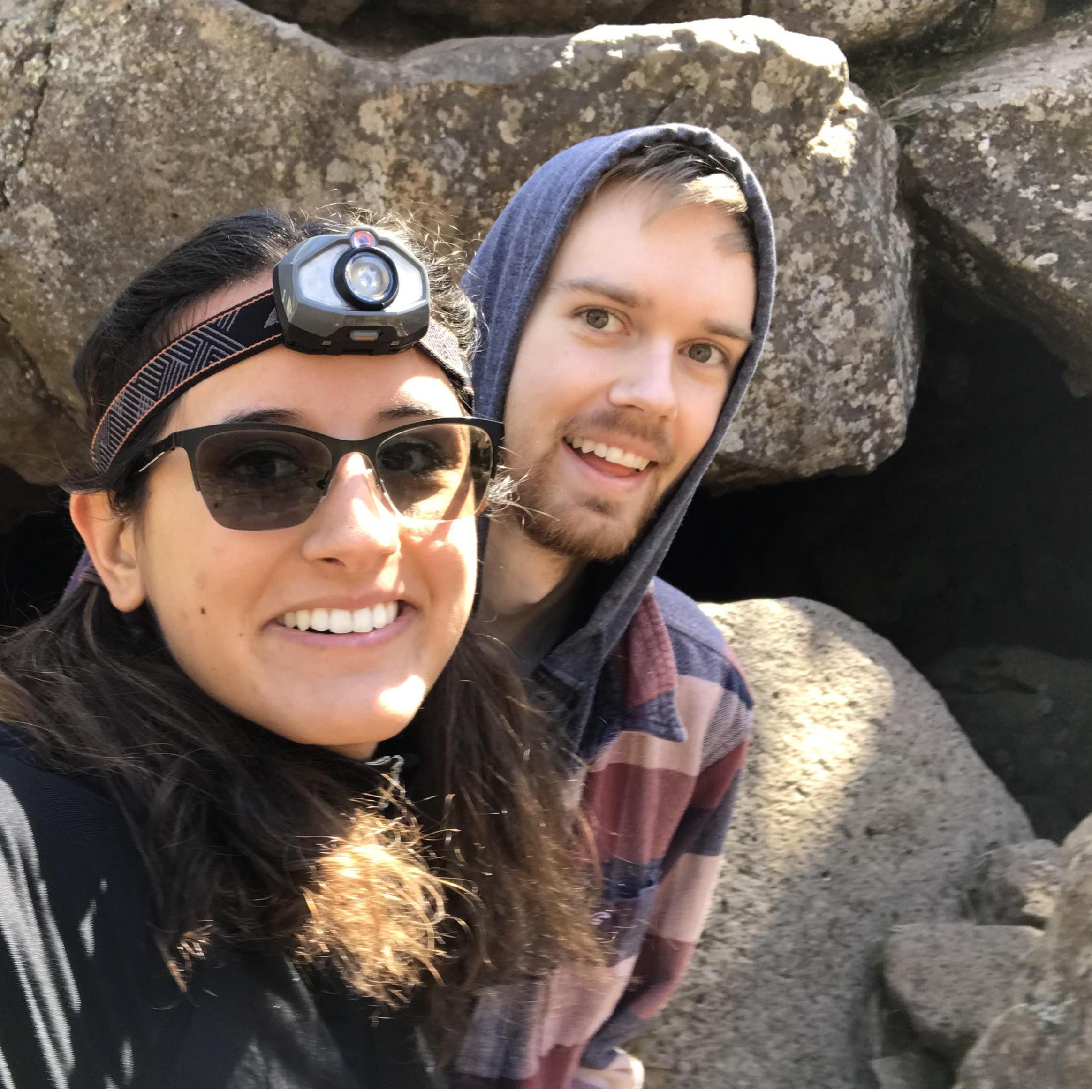 Heading into the lava tubes!