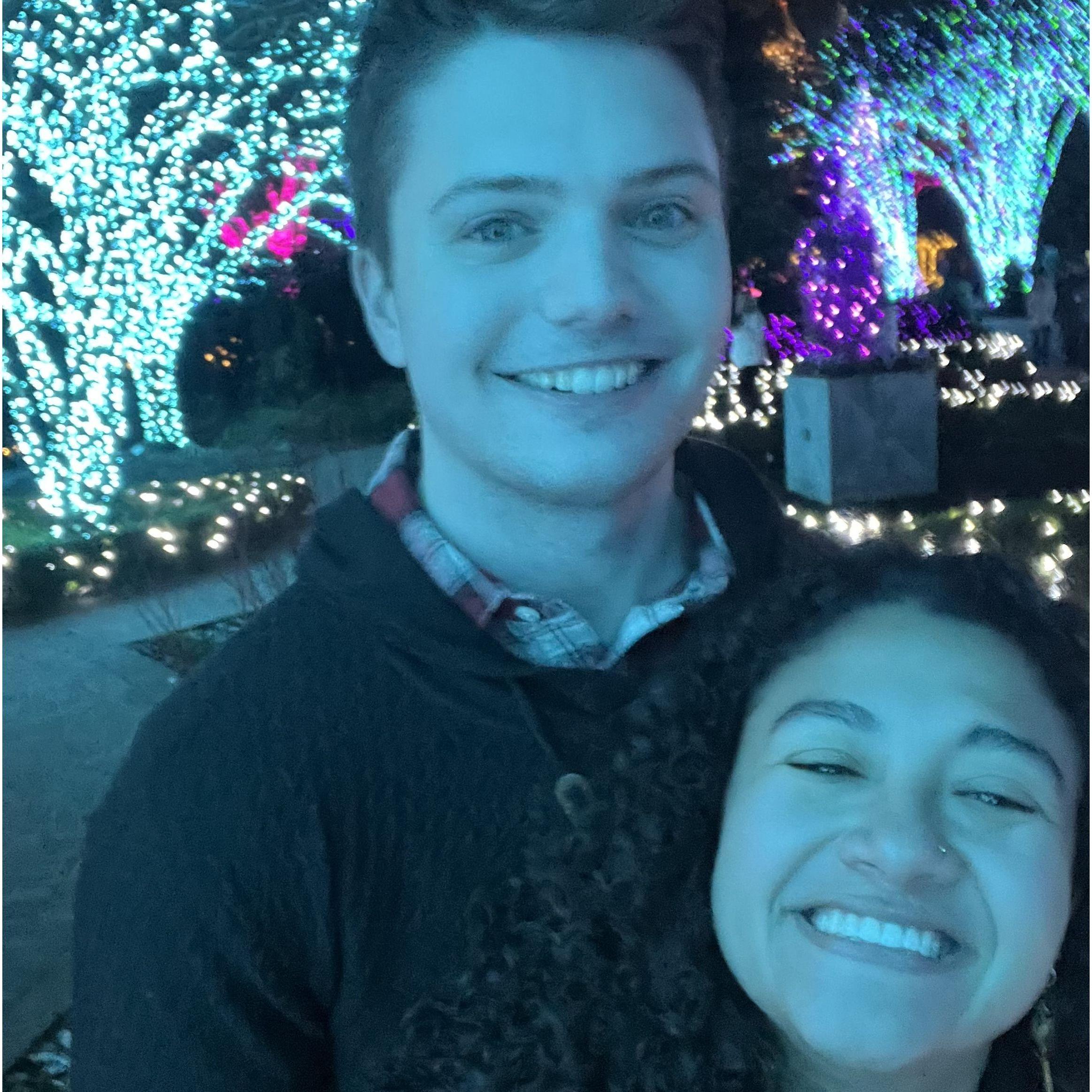 Our first photo together!