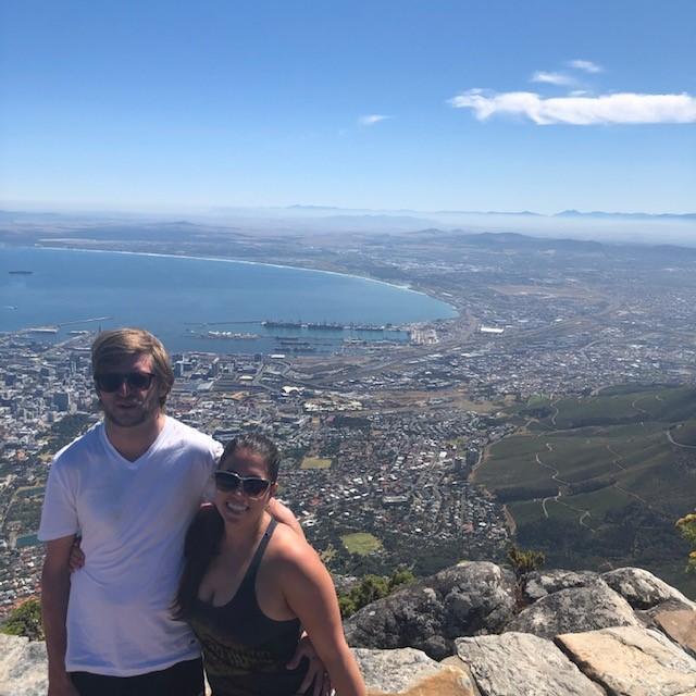 January 2020 - Cape Town, South Africa - On top of Table Mountain!