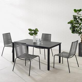 Fenton 5-Piece Outdoor Wicker/ Dining Set