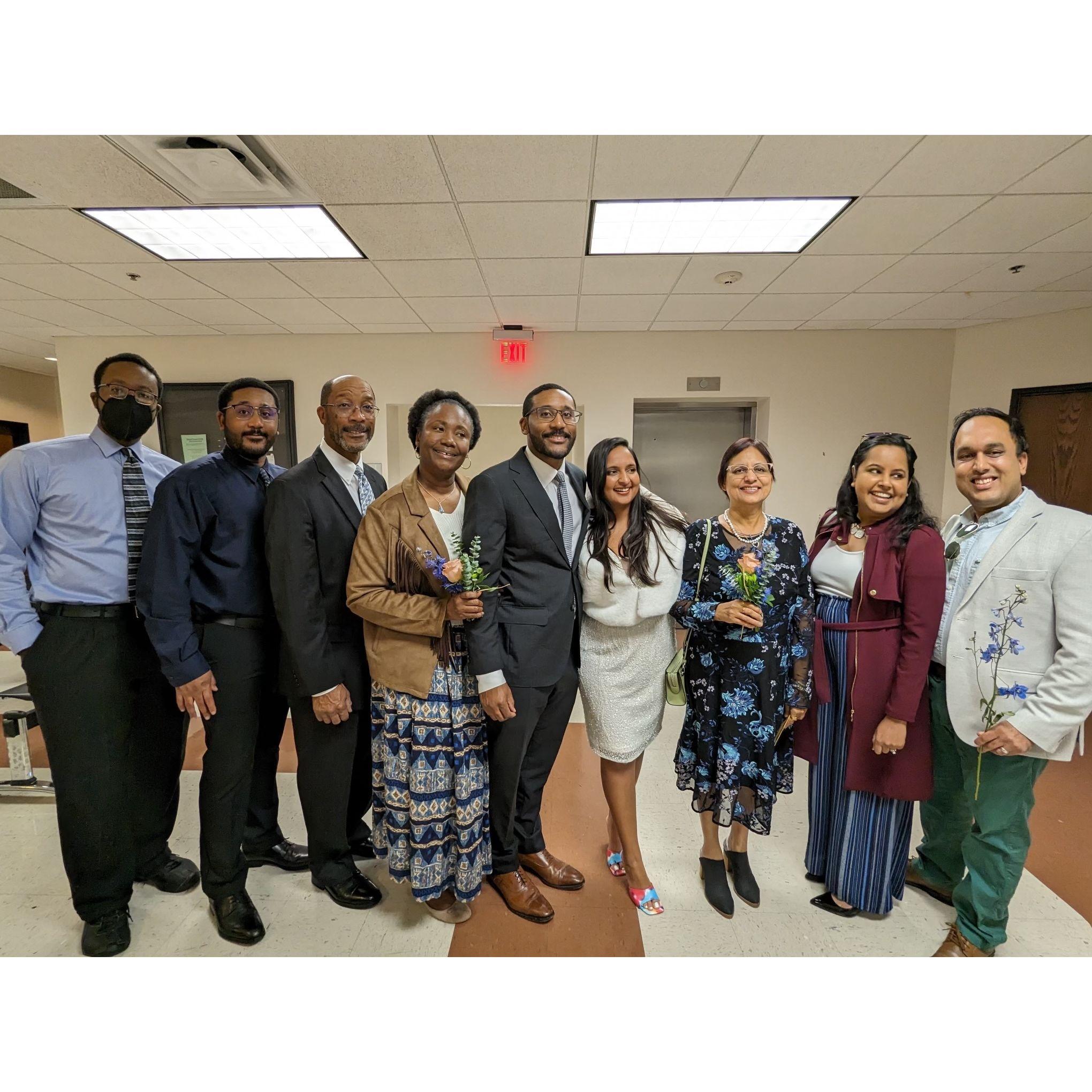 Immersed in love and immediate family