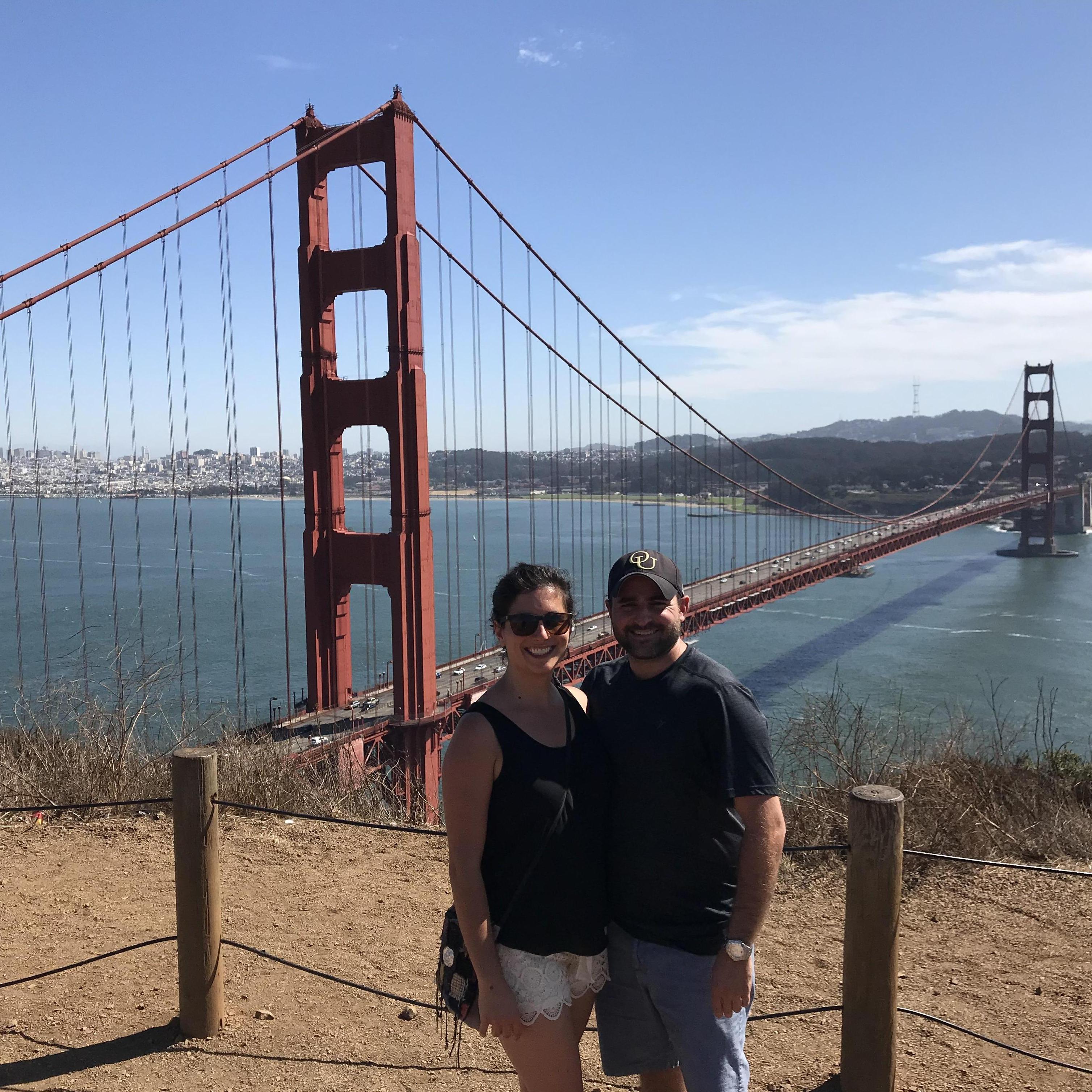 The Golden Gate Bridge on a beautiful September day.