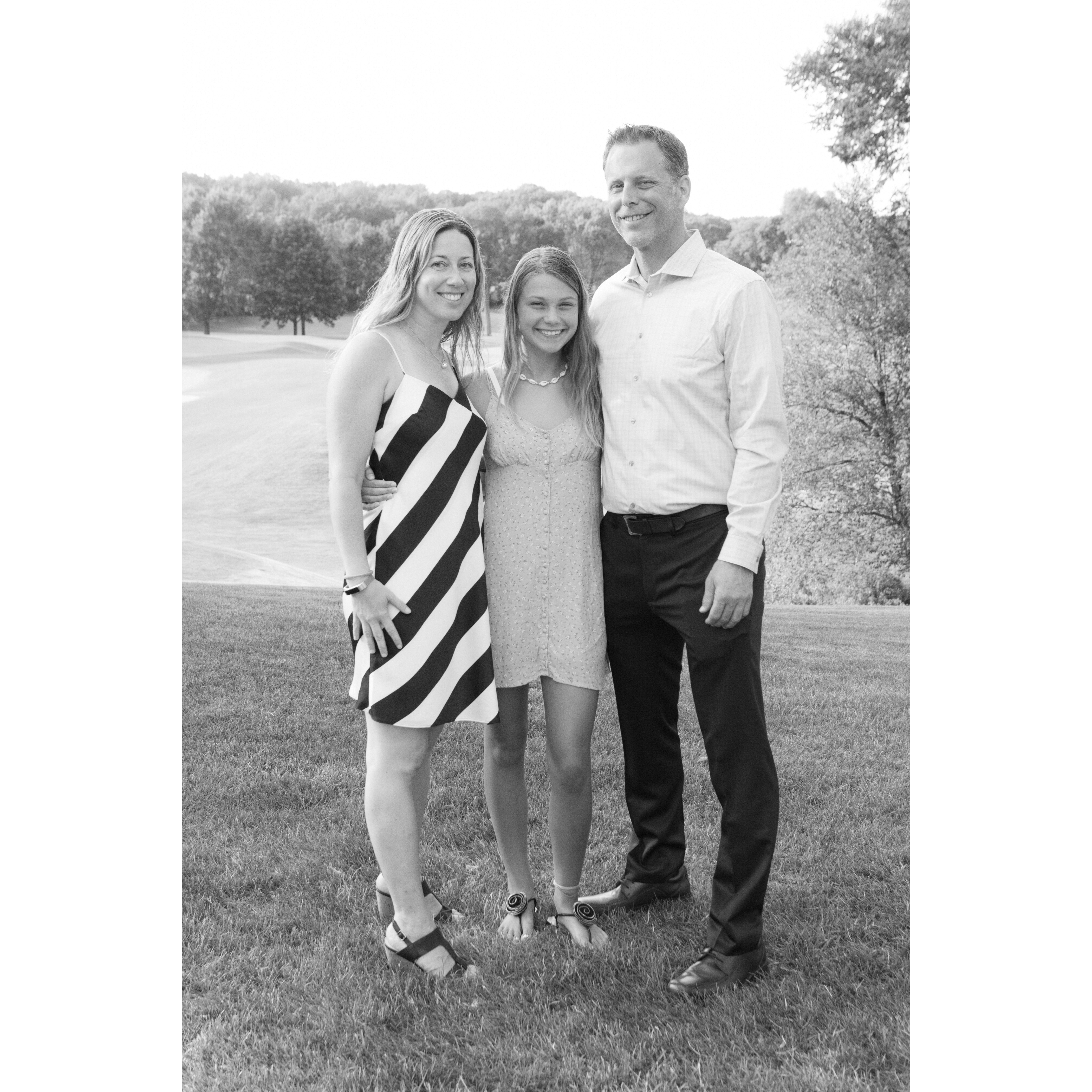 Our best picture of the 3 of us. *Photo credit Steph Ewens