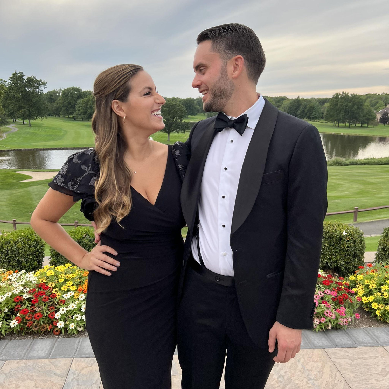 Wedding guests at Steve's family member's wedding in NJ! September 2022.