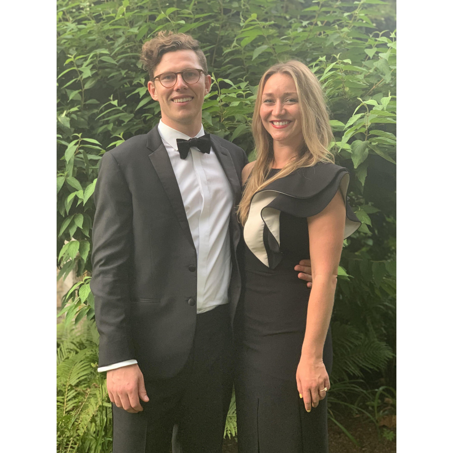 Black tie dancing at Wigg's and Sarah's wedding in Amenia, New York