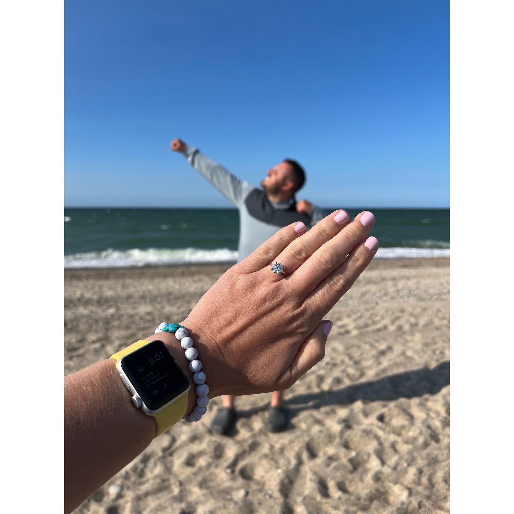 Celebrating our Engagement in Cape Cod!