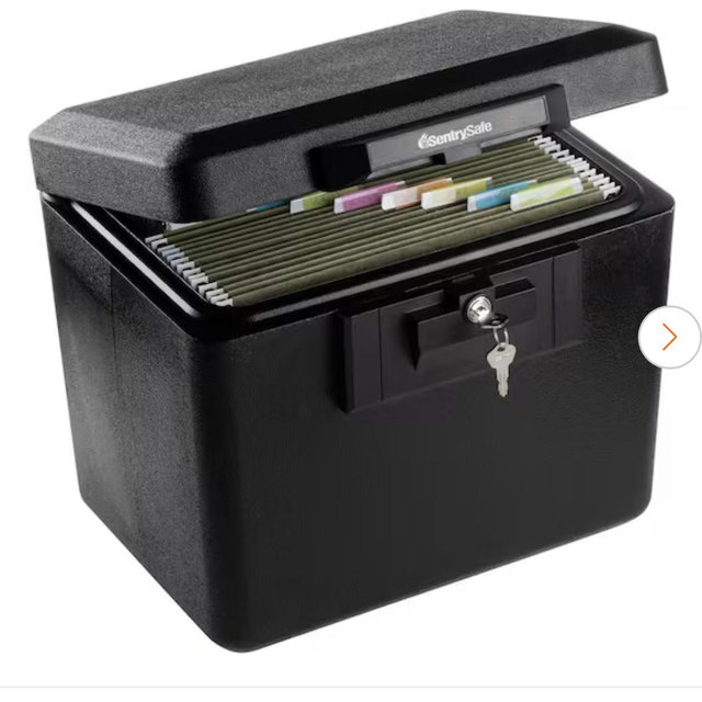 SentrySafe 0.61 cu. ft. Fireproof Safe File Box 1170