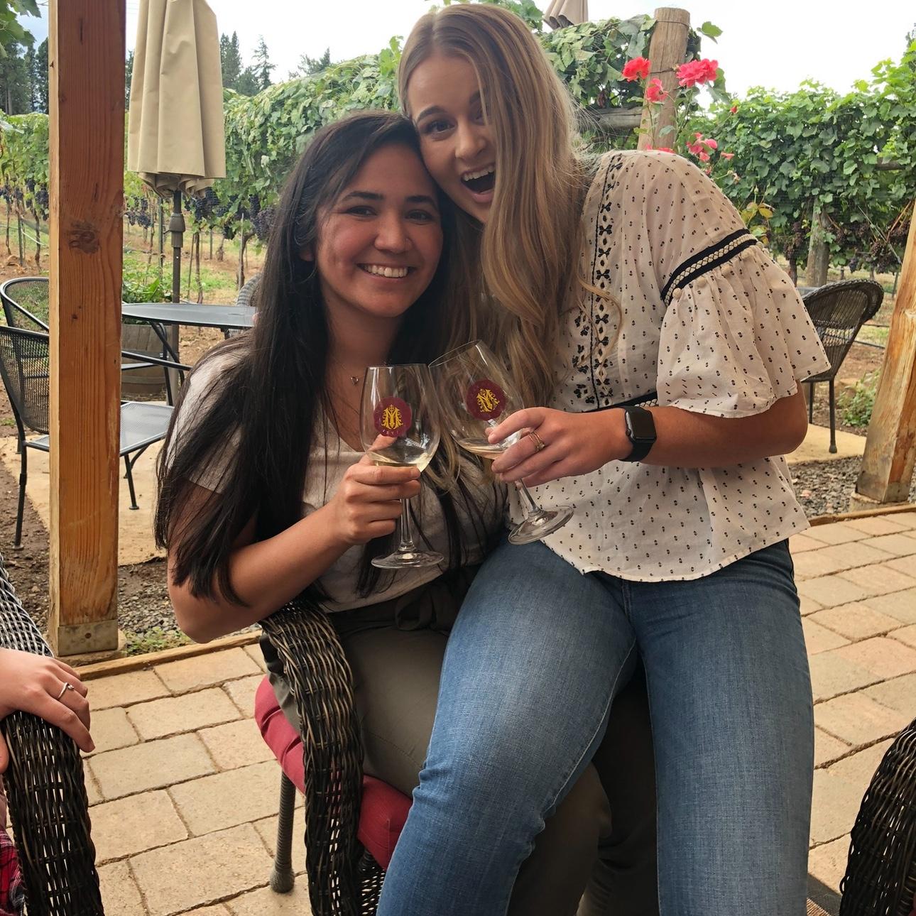 Wine tasting for Sarah’s 21st birthday. September 2019