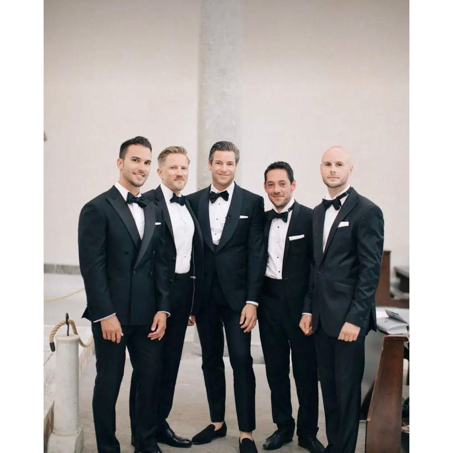 Mens Black Tie Examples