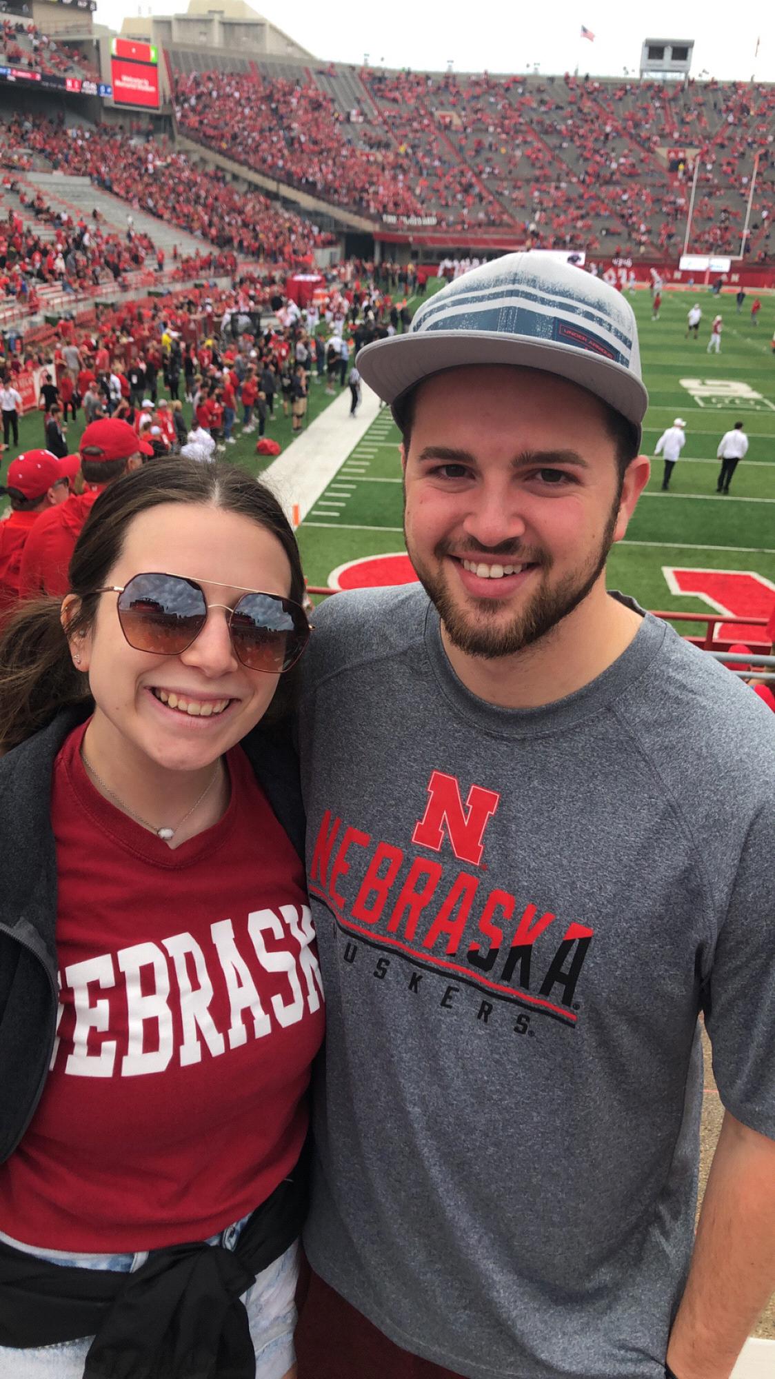 Husker football game, 2019