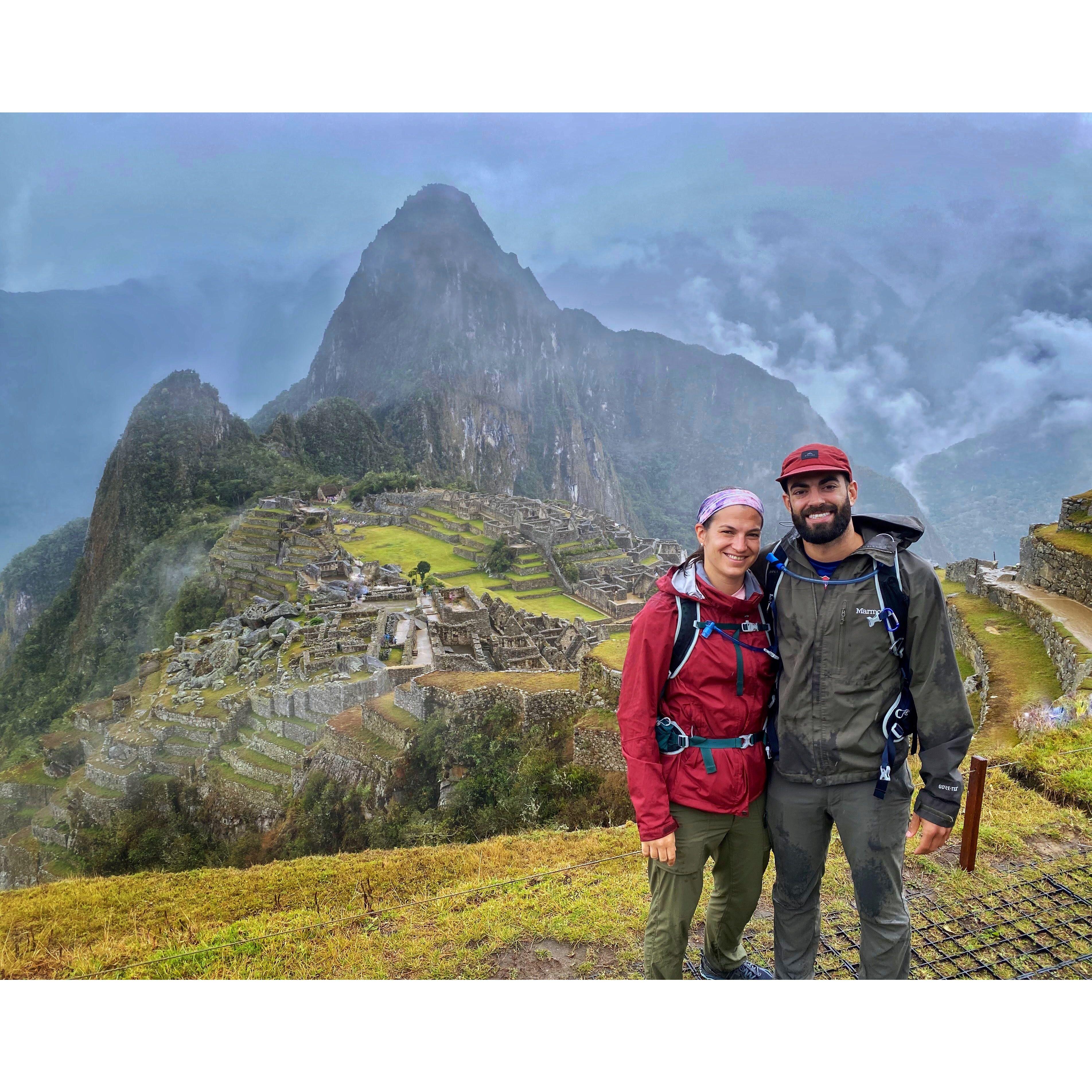 The view of Machu Picchu after 4 days and 26 miles of trekking the Inca Trail - 10.16.22