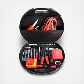 Deluxe 132-Piece Roadside Emergency Kit