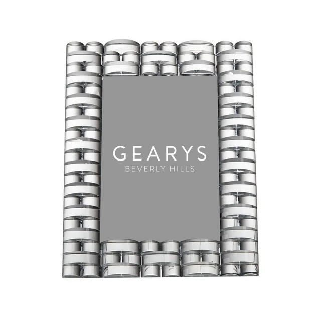 Curved Brix Crystal Glass Frame