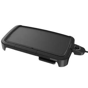 Black+Decker 22 in. L X 13 in. W Cast Aluminum Nonstick Surface Black Electric Griddles