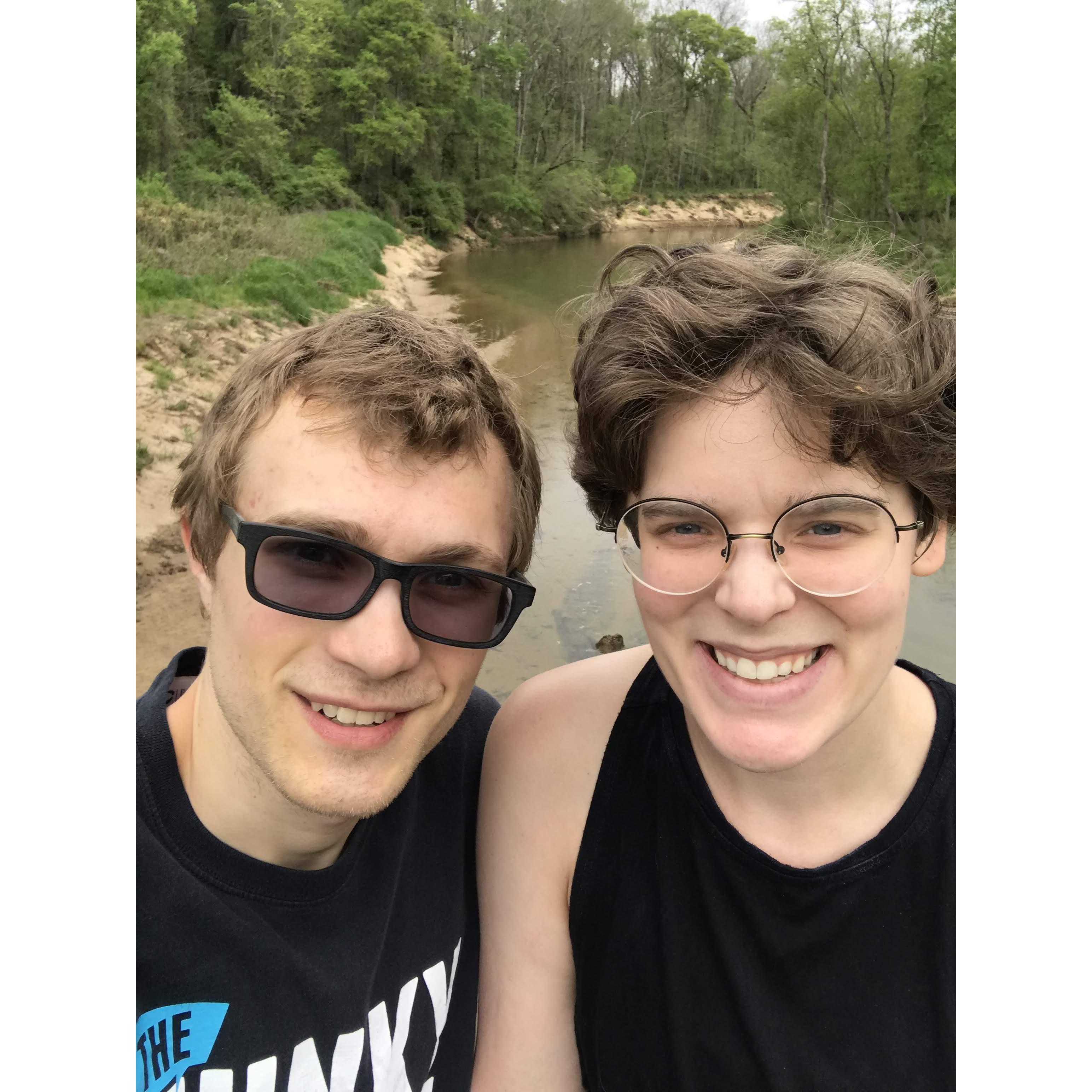 One of our first pandemic hikes.