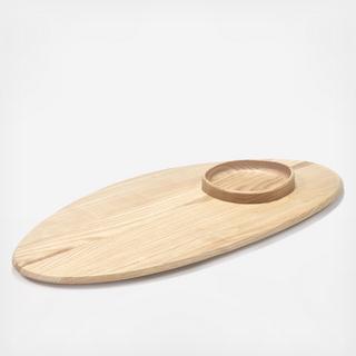 Dune Large Platter + Bowl by Kelly Wearstler