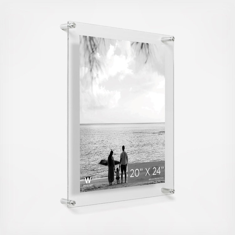 Wexel Art, Modern UV Grade Acrylic Floating Wall Frame | Zola