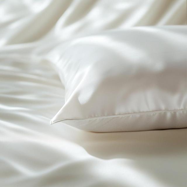 FAUNNA 100% Mulberry Silk Pillow Case for Hair and Skin Queen Size 20"X 30"with Hidden Zipper, 100% Tencel Lyocell Cooling Pillow Case for Hot Sleepers, 19 Momme 6A High-Grade Fibers, White, 1 Pack
