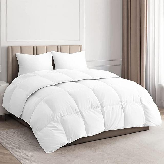 CGK Unlimited Comforter Duvet Insert – Warm, Lightweight & Breathable King Size Down Alternative Set – Hotel Quality Bedding - & Fibers Ideal for Allergies - Lightweight Duvet (King, White)