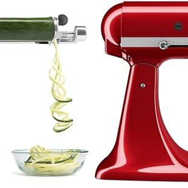 KitchenAid Stand Mixer Attachment,KSM1APC Fruit and Vegetable Spiralizer,(Pack of 2)
