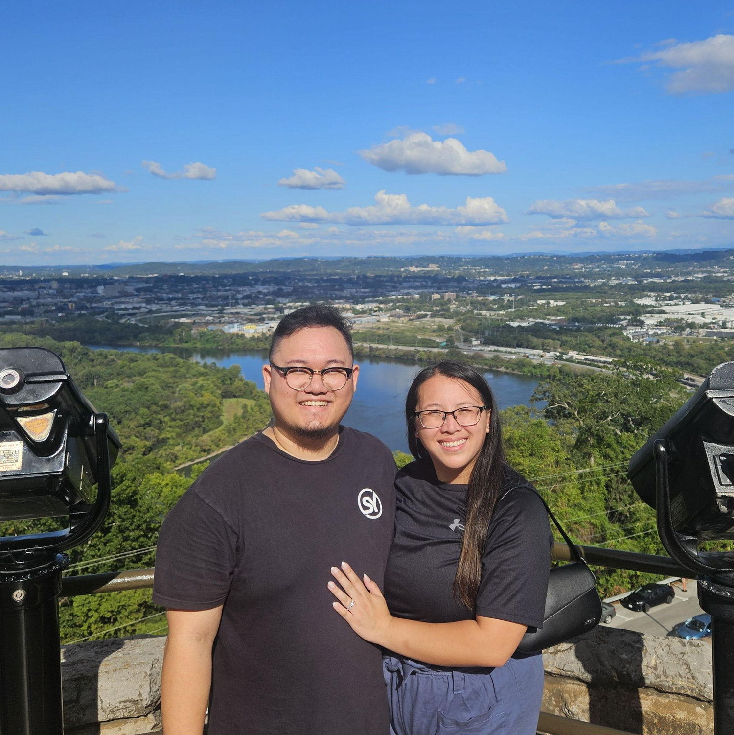 The view from Ruby Falls, Chattanooga, TN