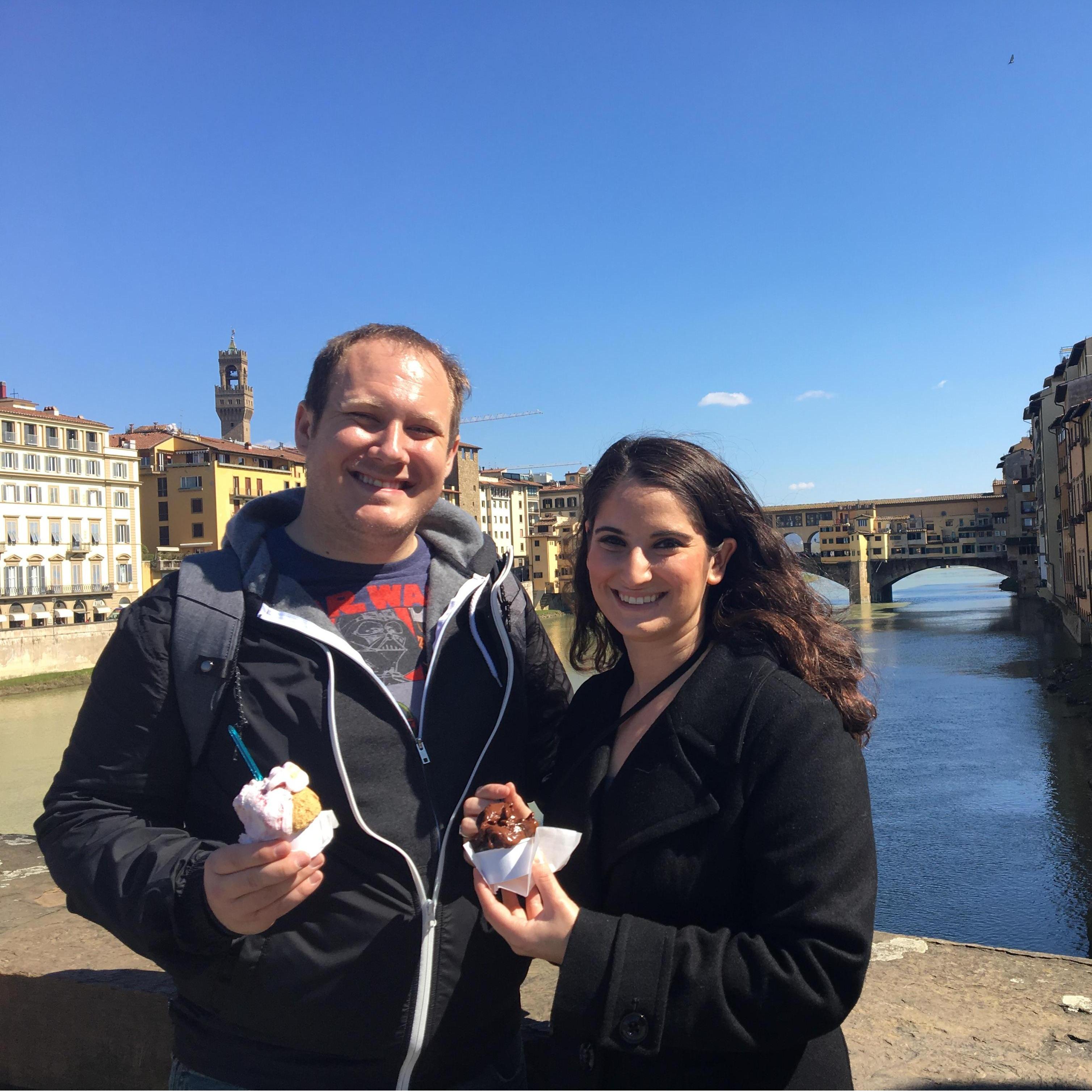 Our first Gelato of many.....