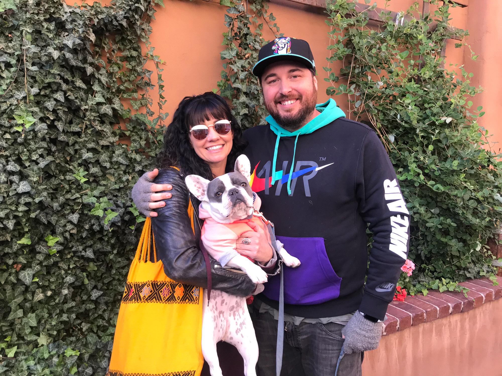 Our little family in Santa Fe, New Mexico