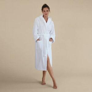 Albornoz de algodón con capucha / Hooded cotton bathrobe