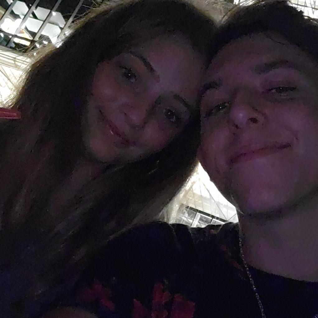 One of our first dates.