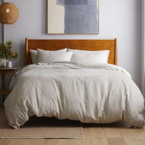 European Linen Stripe Duvet Cover Set | Quince