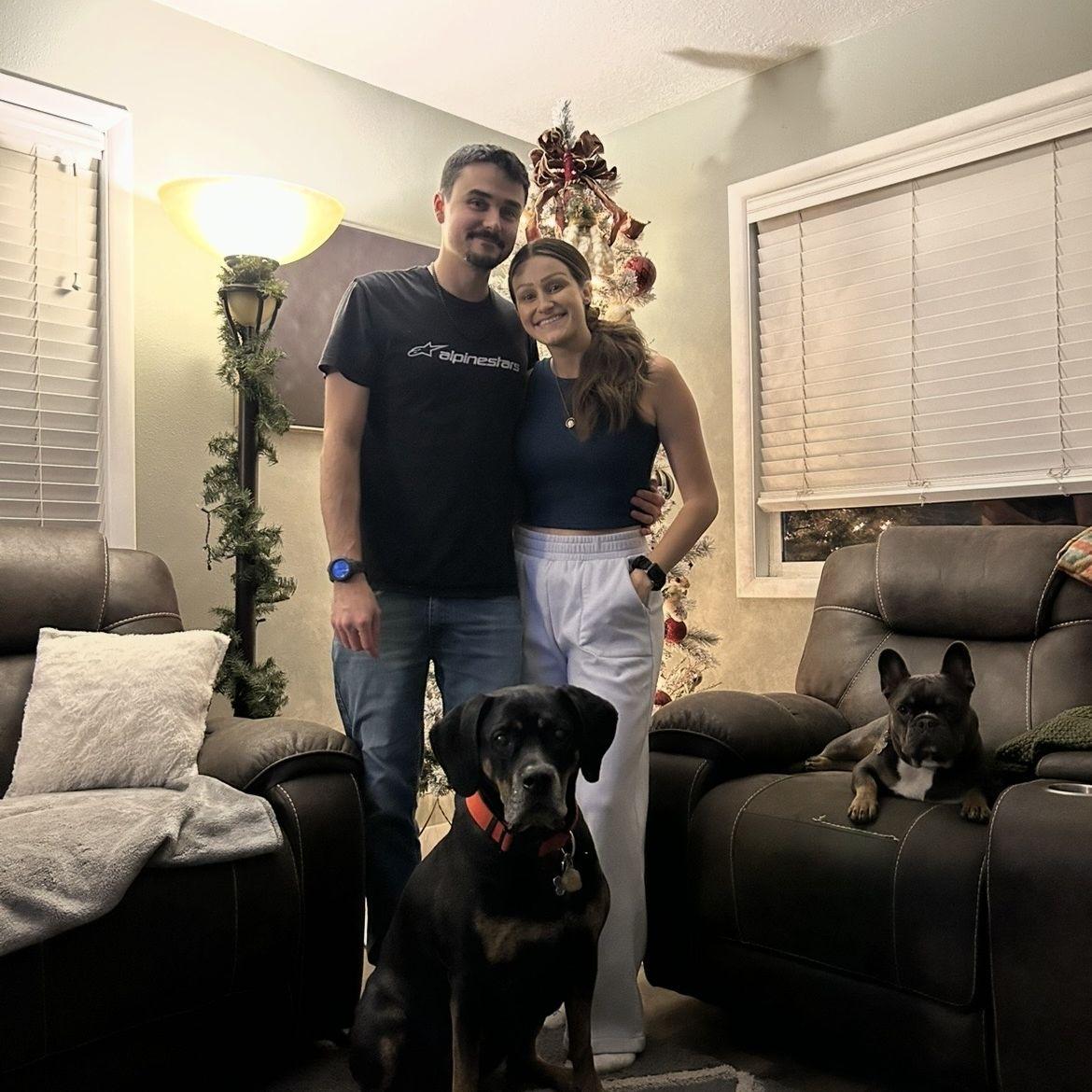 Our first Christmas together!