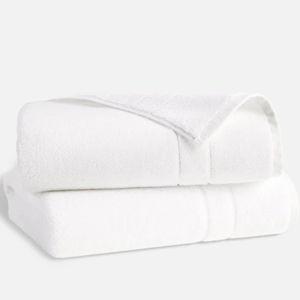 Super-Plush Turkish Cotton Bath Towels - White