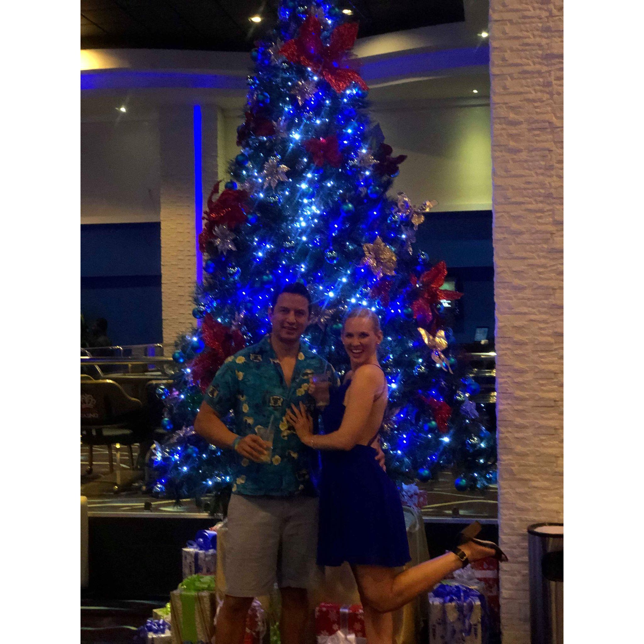 Christmas time in Punta Cana, Dominican Republic. December 2018