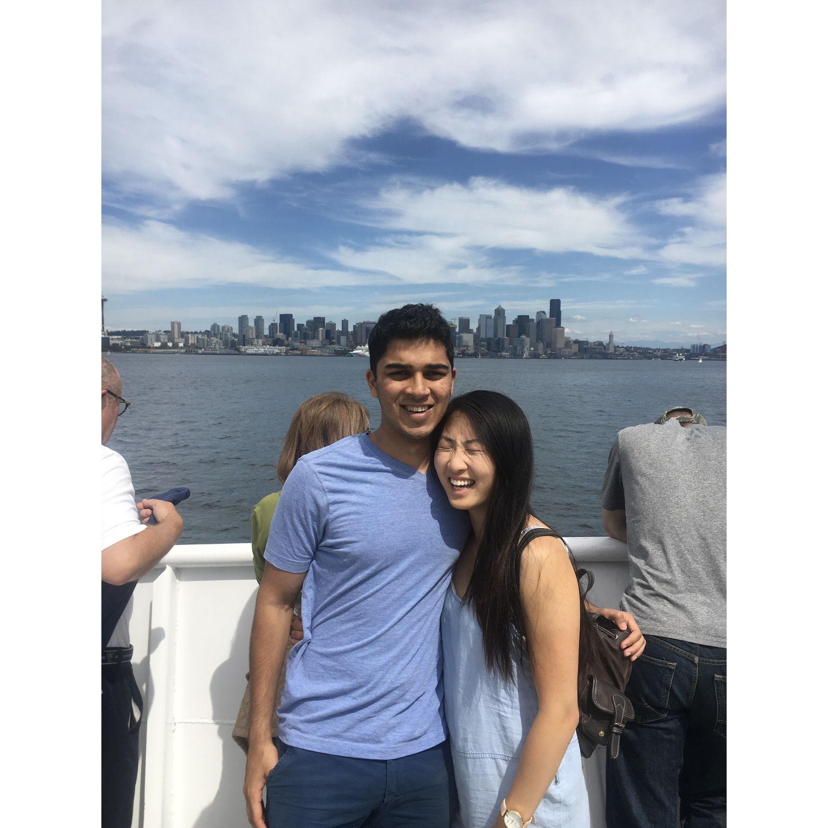 Visiting Seattle in 2017 together! 2017년에 함께 시애틀을 방문한 것!