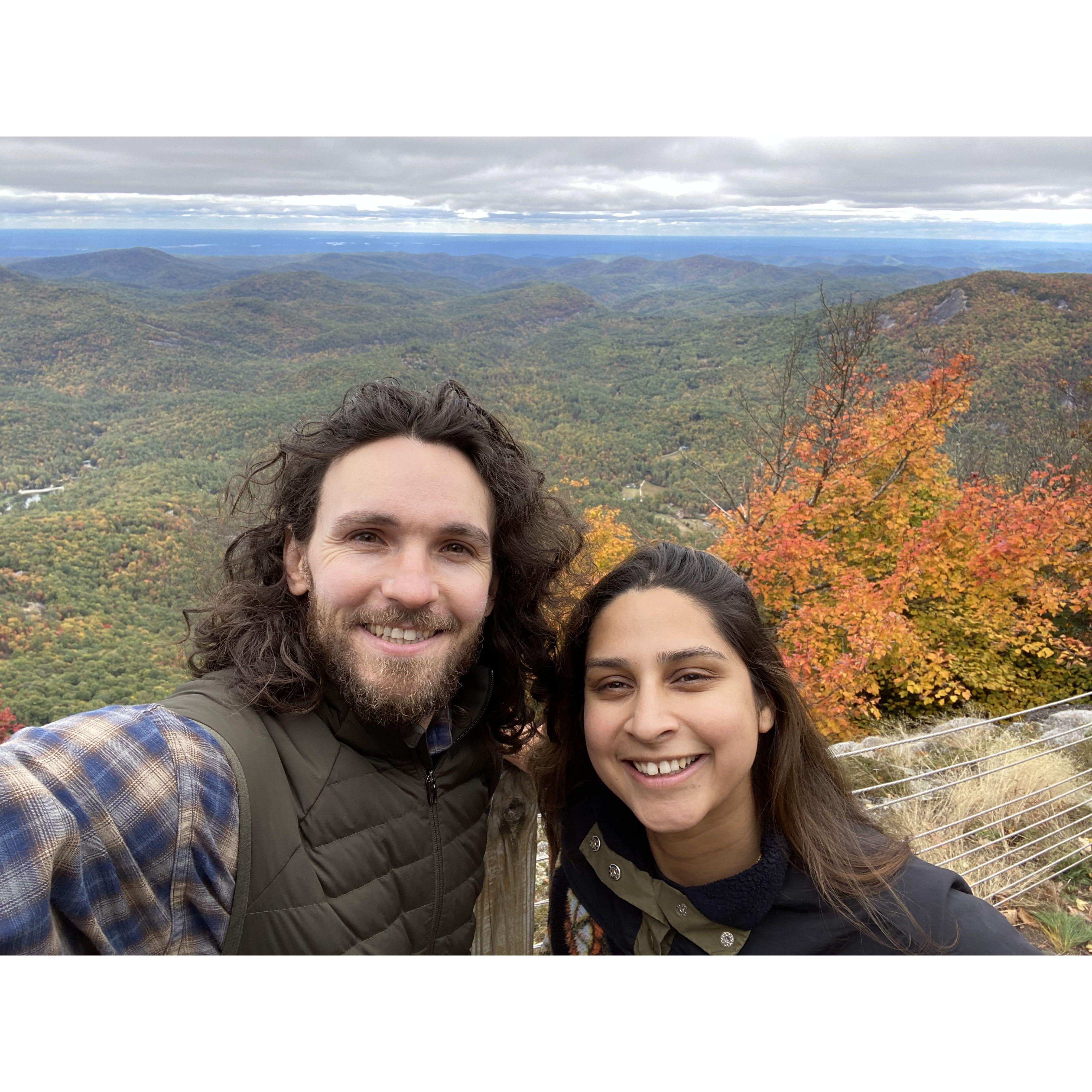 Just outside Asheville, NC - Seeking the mountains after our first several months in Florida.