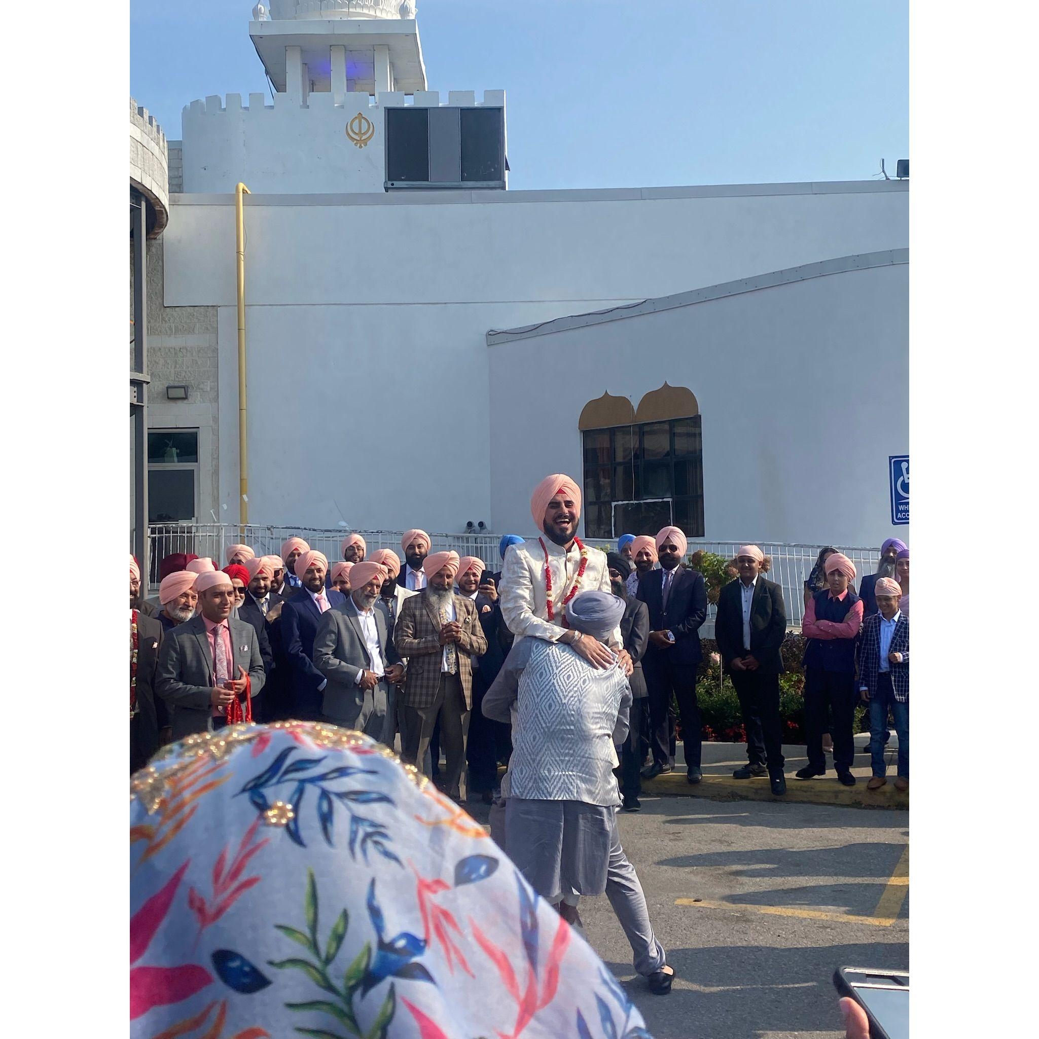 Anand Karaj - meeting/exchange of the families