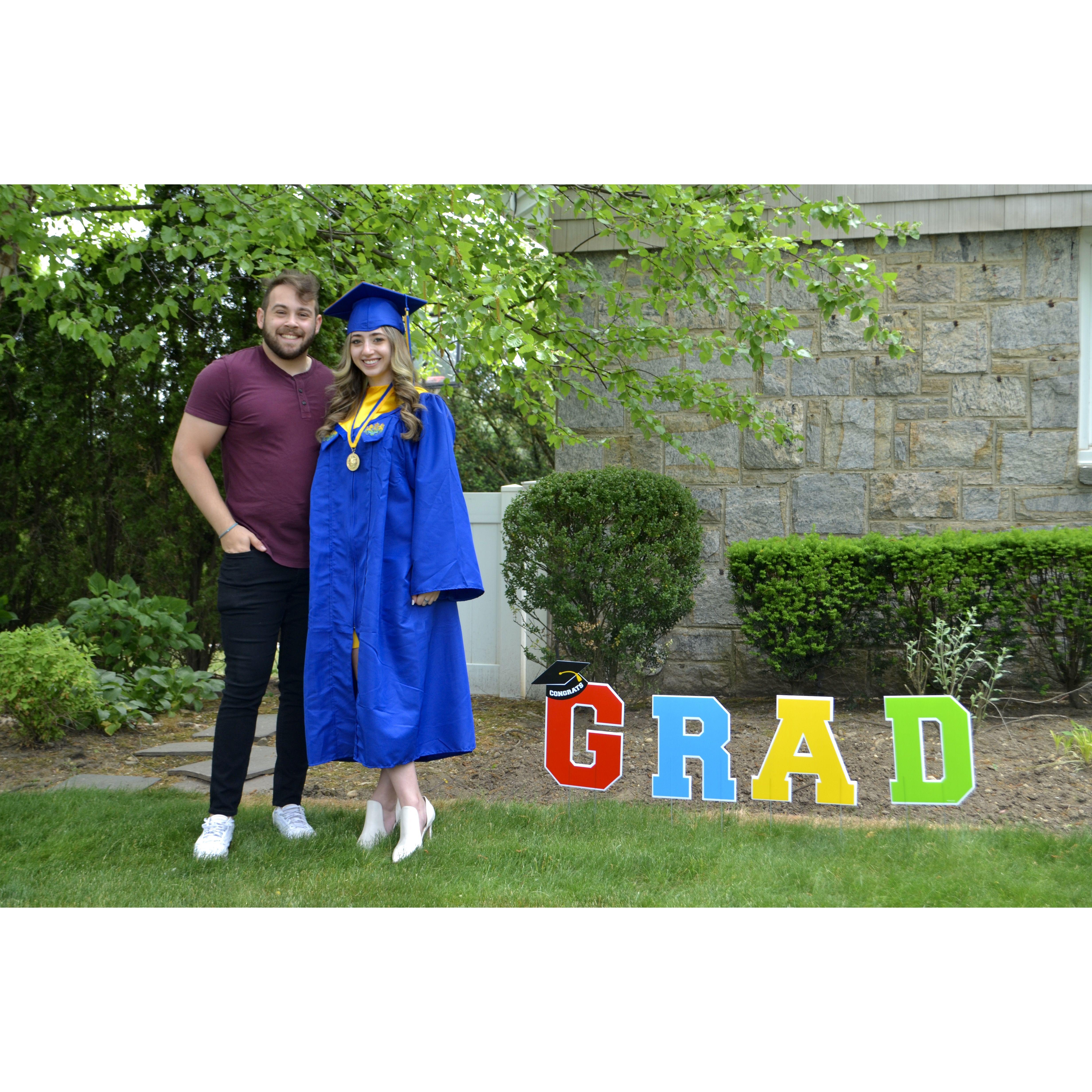 May 24th, 2021- Zoey's college graduation