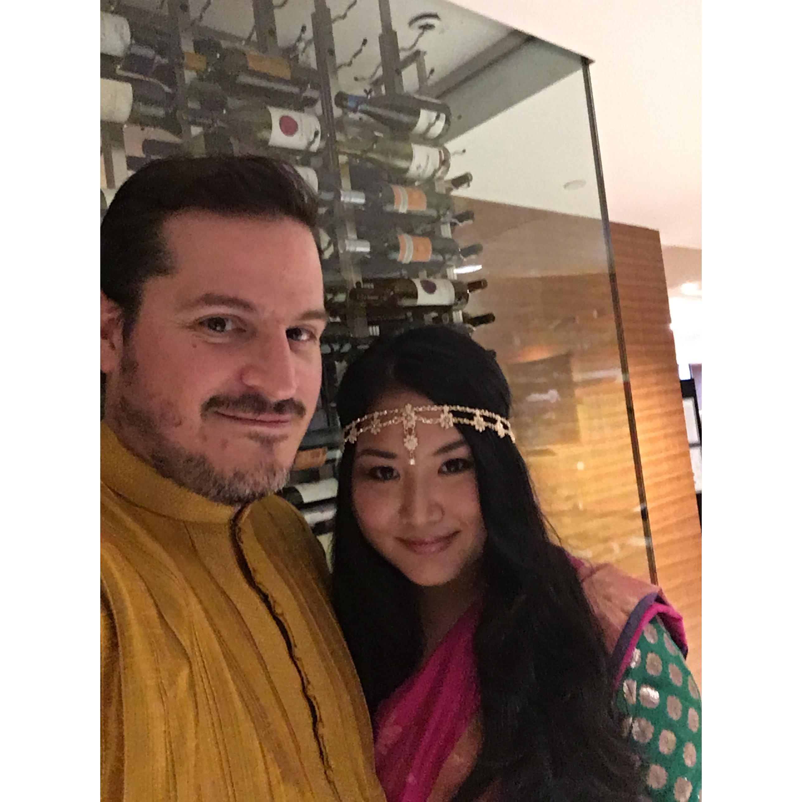 Indian wedding guests