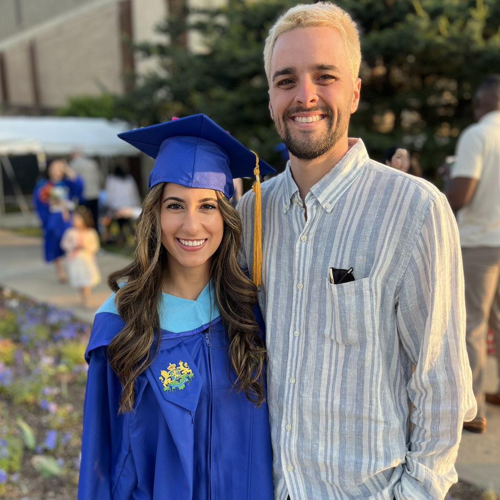 Veronica Graduates from Hofstra with Master's - May 2023