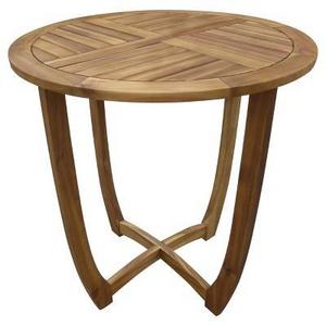 Carina Round Acacia Wood Accent Table - Teak - Christopher Knight Home