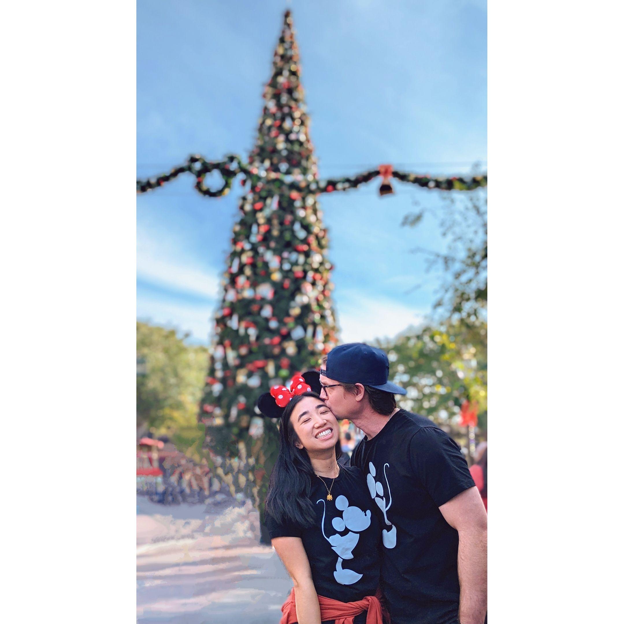 Happiest place on Earth (look at our matching tshirts!)