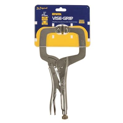 IRWIN  Visegrip Original 11-in Locking C-clamp Pliers Swivel Tips