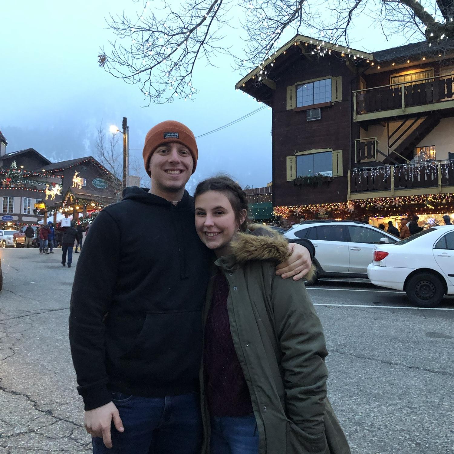 First Christmas together and first trip to the West Coast!