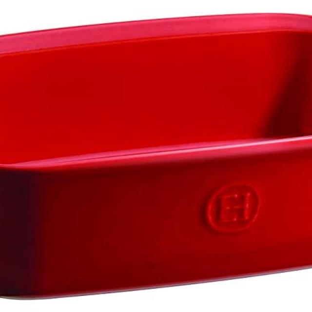 Emile Henry France Ovenware Ultime Rectangular Baking Dish, 8.7 x 5, Burgundy,349649