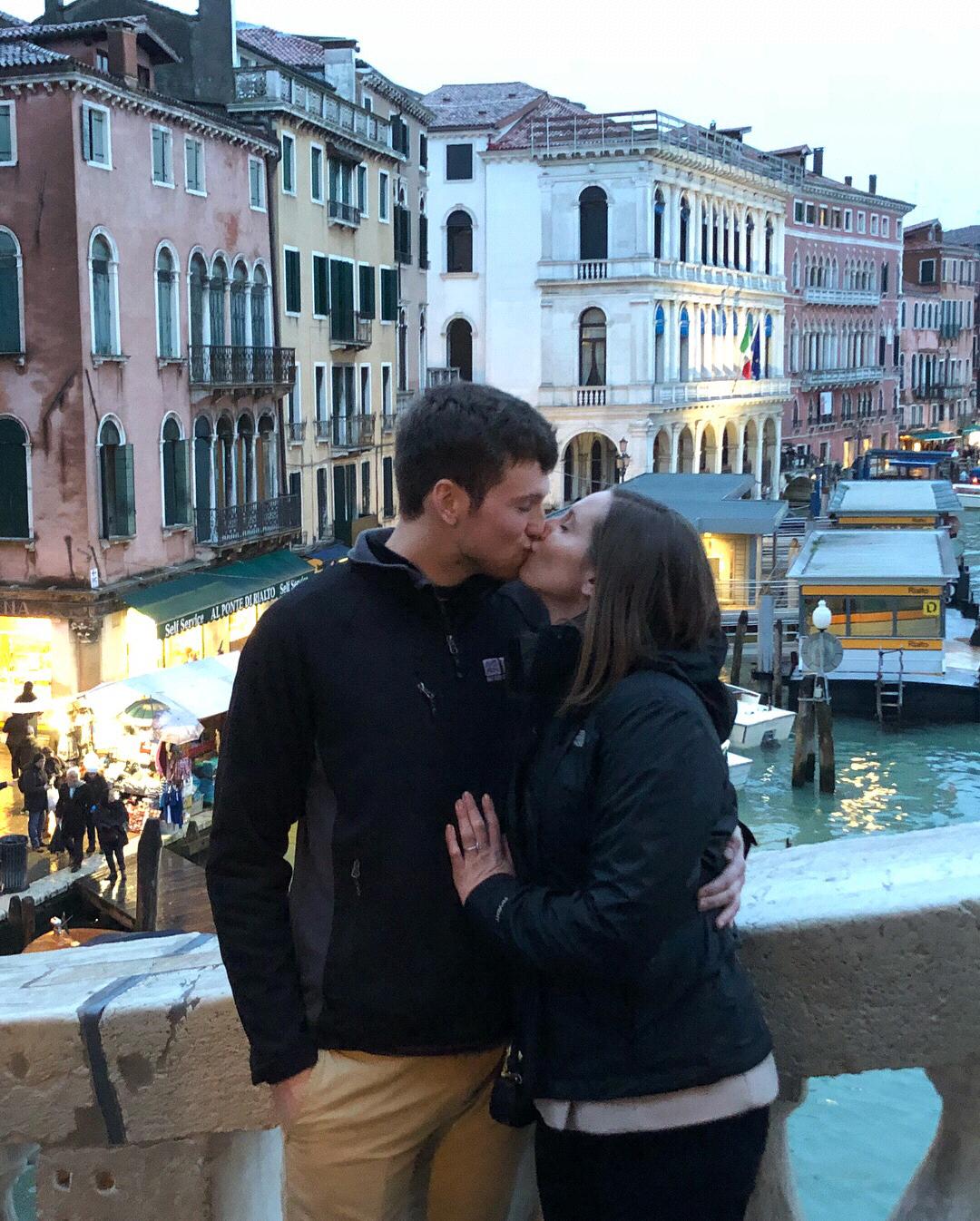 Rialto bridge in Venice Italy