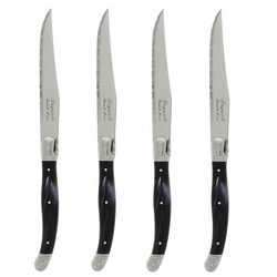 French Home Laguiole Steak Knives, Set of 4