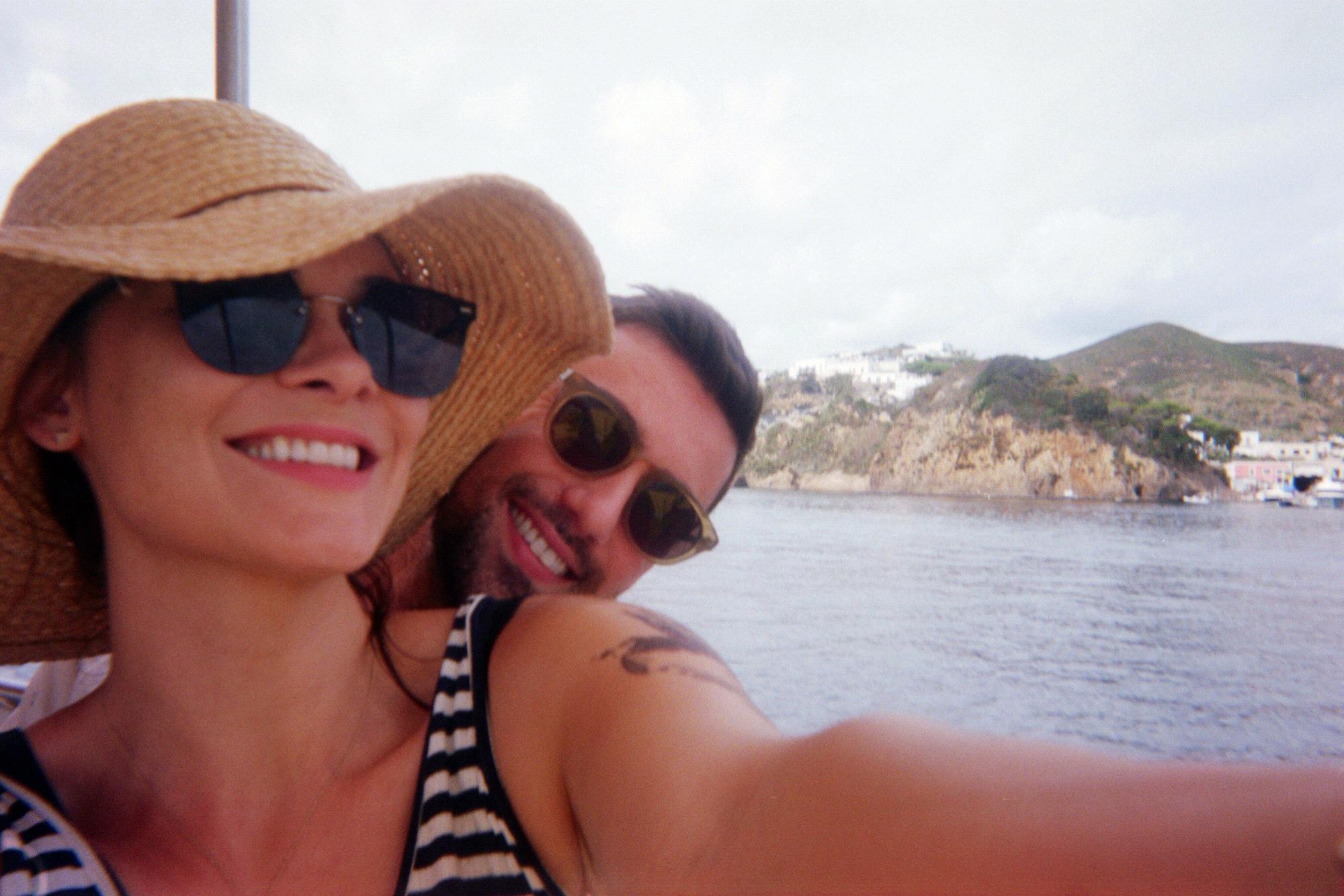 And trying to perfect the “couple selfie” with a disposable camera.