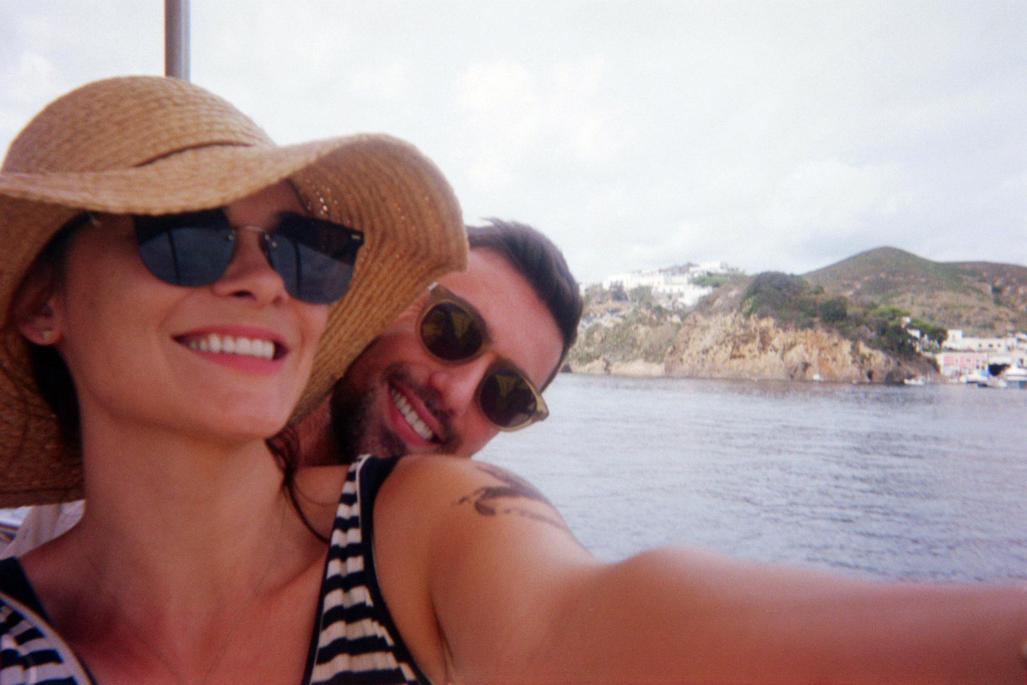 And trying to perfect the “couple selfie” with a disposable camera.