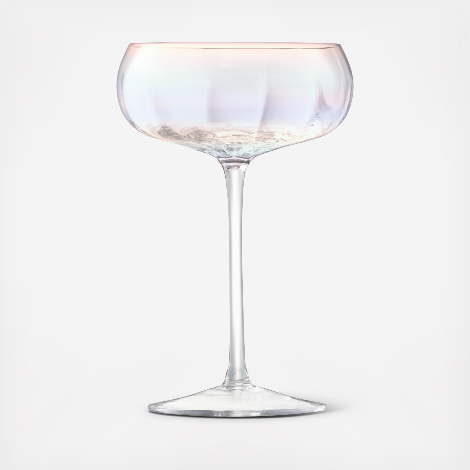 LSA International, Pearl Champagne Saucer, Set of 4 | Zola