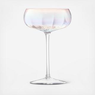 Pearl Champagne Saucer, Set of 4